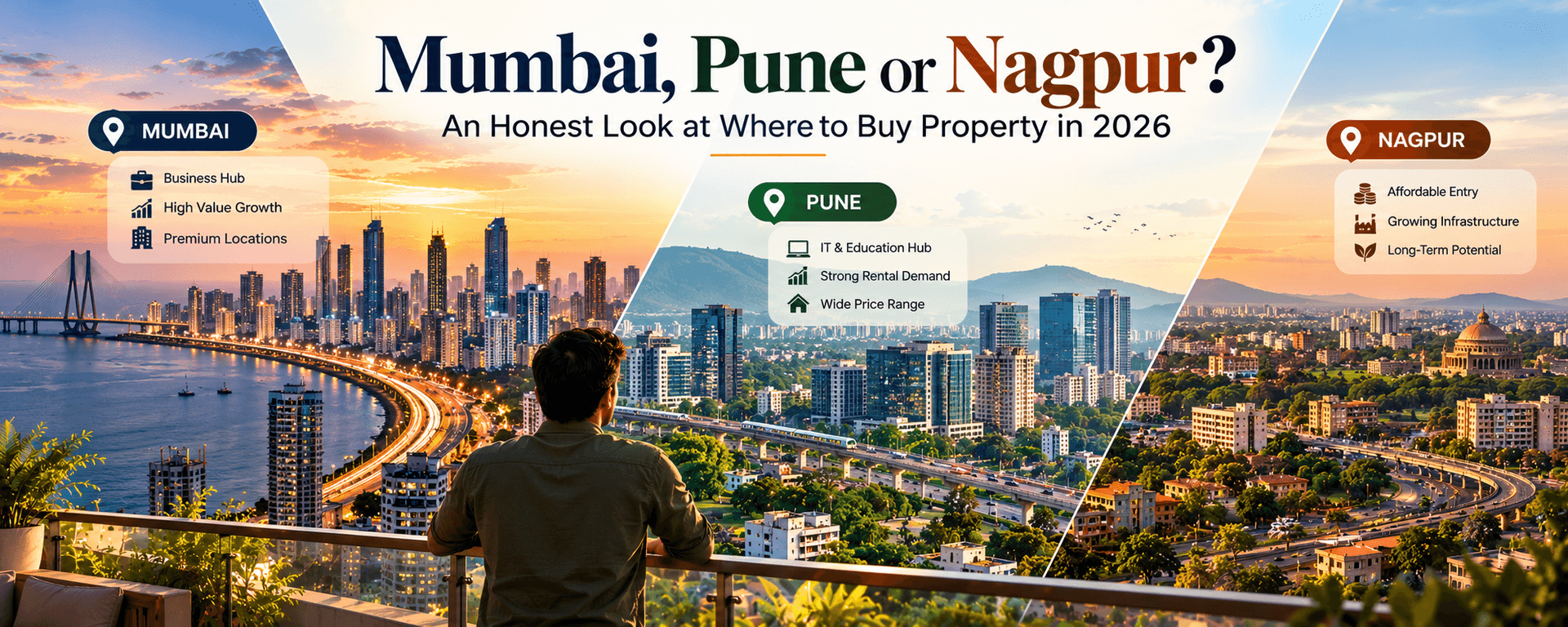 Mumbai, Pune or Nagpur? Where to Buy Property
