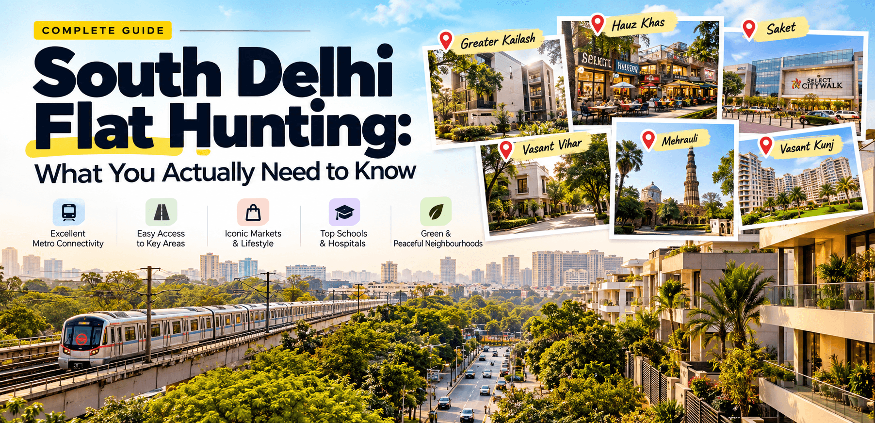 South Delhi Flat Hunting: What You Need to Know