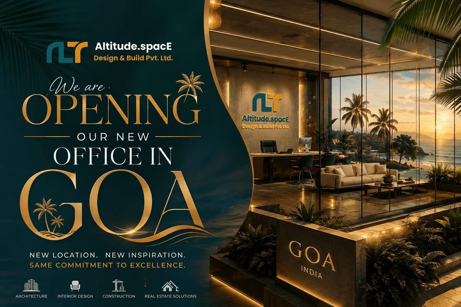 Altitude Space Lands in Goa:Your New Real Estate Destination
