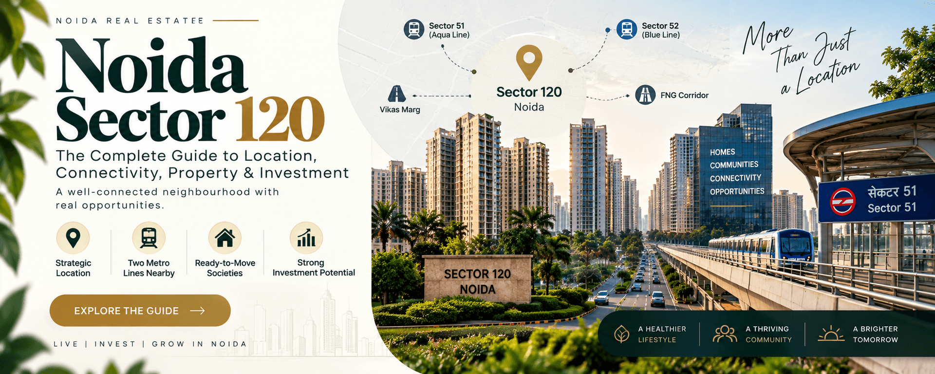 Noida Sector 120: Complete Guide to Location, Connectivity